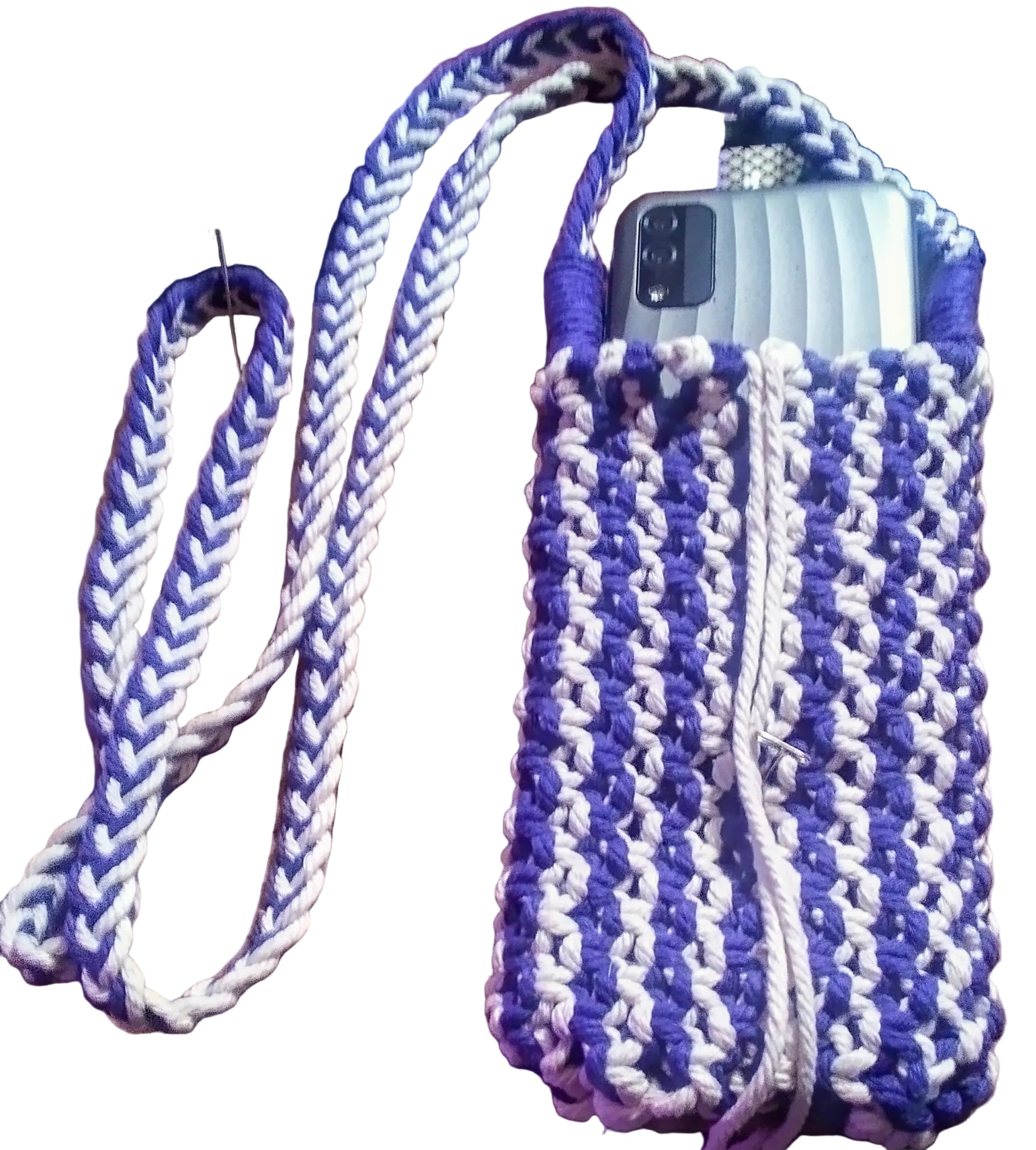 Macrame Phone Holder with Strap