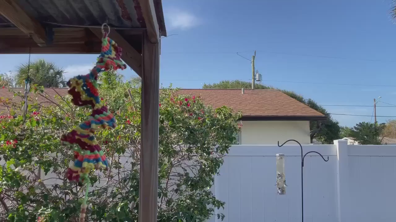 Macrame Rainbow Wind Spinner
